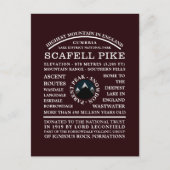 Scafell Pike, Mountain Expedition Information Briefkaart (Voorkant)