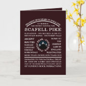 Scafell Pike, Mountain Expedition Information Kaart (Gele Bloem)