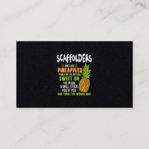 Scaffelers zijn als ananas. visitekaartje