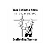 Scaffold Company of Scaffolding Services Rubberstempel (Afrduk)