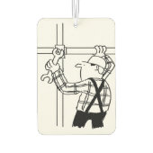 Scaffolder Cartoon Luchtverfrisser (Achterkant)