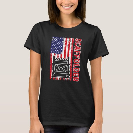 Scaffolder Mentoring Scaffold Builder-behuizing T-shirt (Voorkant)