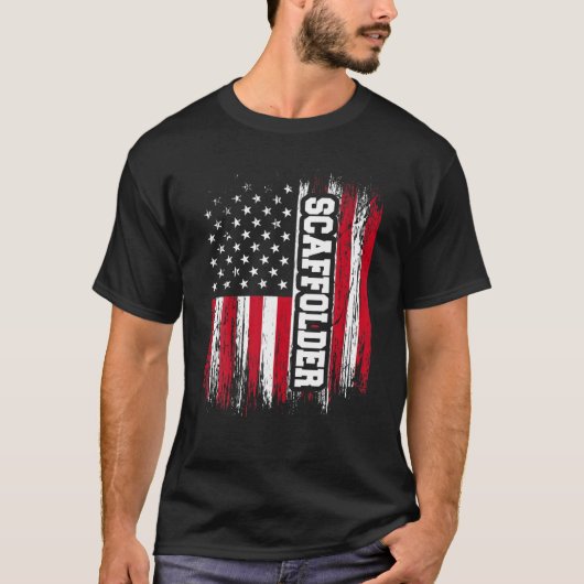 Scaffolder Mentoring Scaffold Builder-behuizing T-shirt (Voorkant)