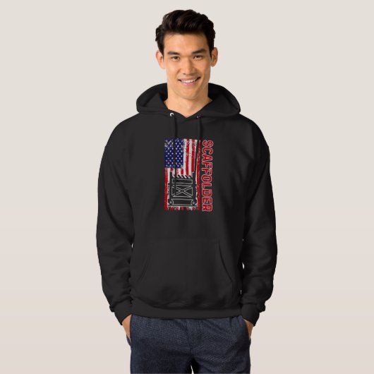 Scaffolder Mentoring Scaffold Builder Scaffolding Hoodie (Voorkant volledig)