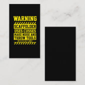 Scaffolder Tools Scaffolding Builder-draagtas Visitekaartje (Voorkant / Achterkant)