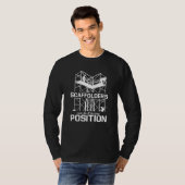 Scaffolders Positie Scaffolling Scaffold Builder T-shirt (Voorkant volledig)
