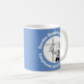 Scaffolders & Scaffolling Business Cartoon Koffiemok (Voorkant rechts)