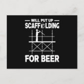Scaffolding Beer Scaffold Builder Briefkaart (Voorkant)