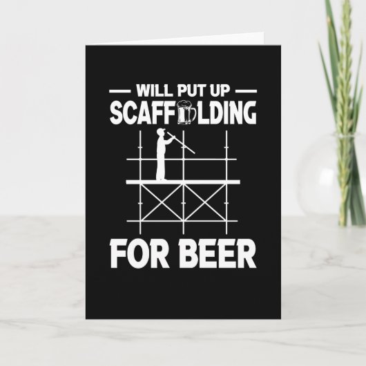 Scaffolding Beer Scaffold Builder Kaart (Voorkant)