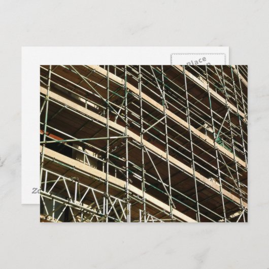 Scaffolding Briefkaart (Voorkant / Achterkant)