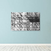 Scaffolding Canvas Afdruk (Insitu (Houten vloer))