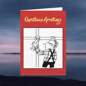 Scaffolding Company Kerstmis Kaart