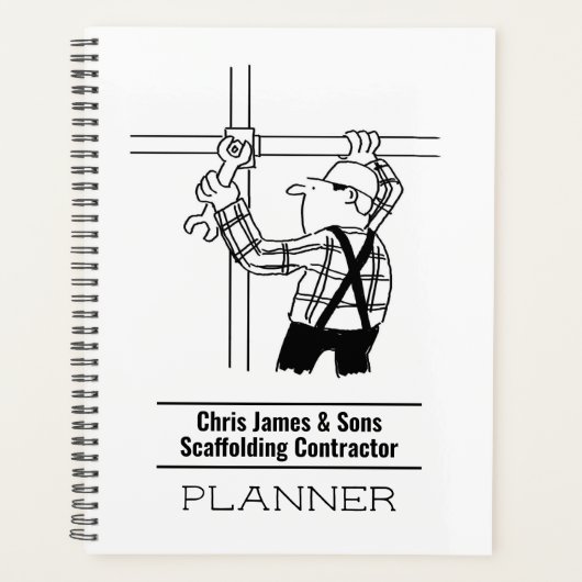 Scaffolding-contractant Planner (Voorkant)