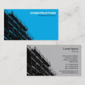 Scaffolding HC - blauw Visitekaartje (Voorkant / Achterkant)