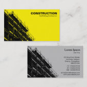 Scaffolding HC - Geel Visitekaartje (Voorkant / Achterkant)