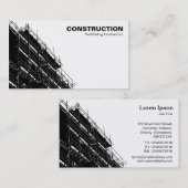 Scaffolding HC - Wit Visitekaartje (Voorkant / Achterkant)