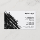 Scaffolding HC - Wit Visitekaartje (Achterkant)