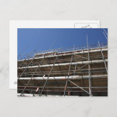 Scaffolding Post Card Briefkaart (Voorkant / Achterkant)