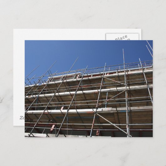 Scaffolding Post Card Briefkaart (Voorkant / Achterkant)