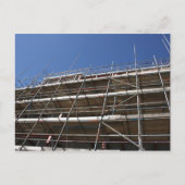 Scaffolding Post Card Briefkaart (Voorkant)