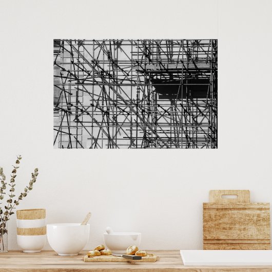 Scaffolding Poster (Keuken)