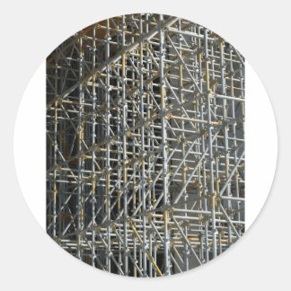 Scaffolding Ronde Sticker