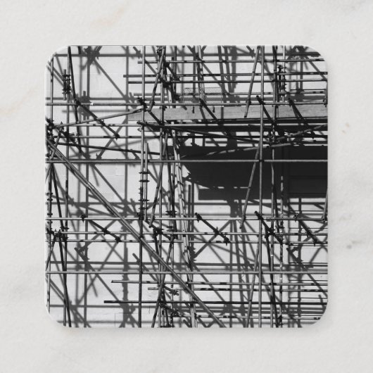 Scaffolding Vierkante Visitekaartje (Voorkant)