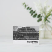 Scaffoling B&W Visitekaartje (Staand voorkant)