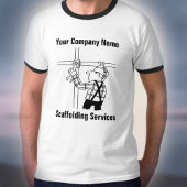 Scaffoling Services-schokbediende T-shirt