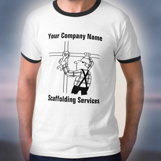 Scaffoling Services-schokbediende T-shirt
