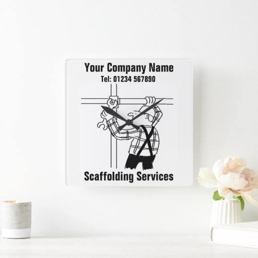 Scaffoling Vierkante Klok (Huis)