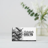 Scaffolling in grayscale-foto visitekaartje (Staand voorkant)