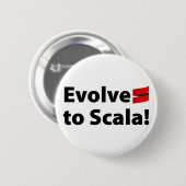 Scala-Button, Evolve-Logo Ronde Button 5,7 Cm (Voorkant /achterkant)