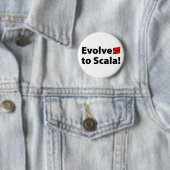 Scala-Button, Evolve-Logo Ronde Button 5,7 Cm (In situ)