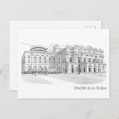 Scala di Milano Briefkaart (Voorkant / Achterkant)