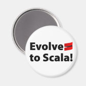 Scala Magnet, Evolve Logo Magneet (Voorkant / Achterkant)