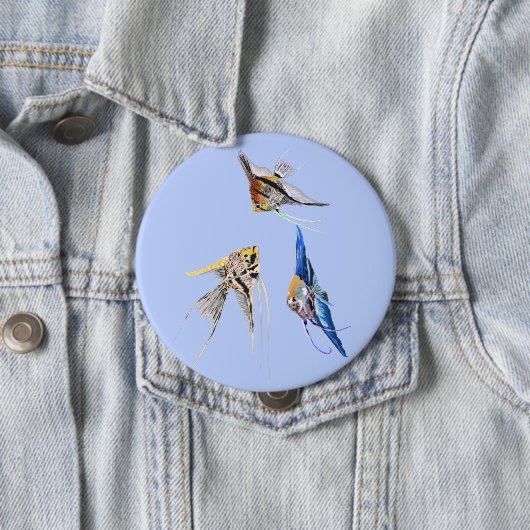 Scalar Fish Ronde Button 4,0 Cm (In situ)