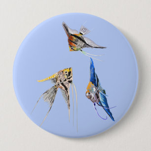 Scalar Fish Ronde Button 4,0 Cm