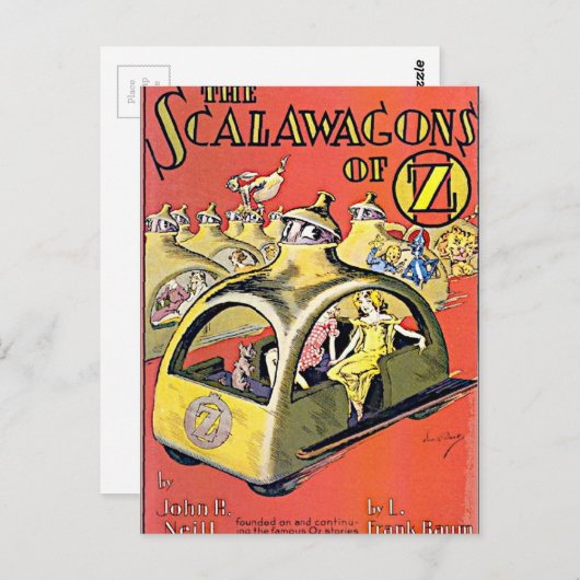 Scalawagons van OZ Briefkaart (Voorkant / Achterkant)