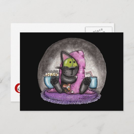 Scale film - Kat en muis Briefkaart (Voorkant / Achterkant)