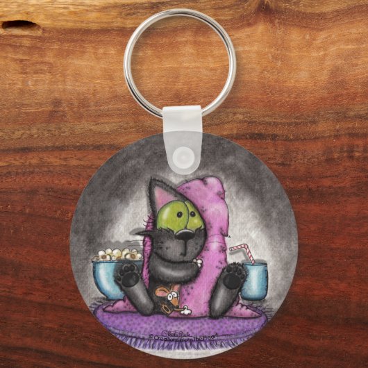 Scale film - Kat en muis Sleutelhanger (Voorkant)