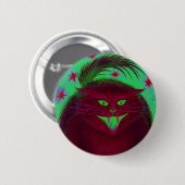 Scale kat rode knop rond ronde button 5,7 cm (Voorkant /achterkant)