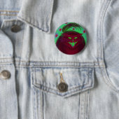 Scale kat rode knop rond ronde button 5,7 cm (In situ)