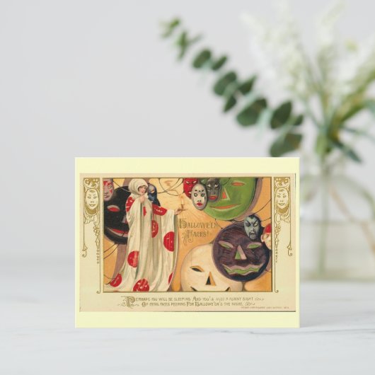 Scale maskers briefkaart (Staand voorkant)