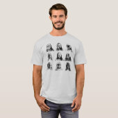 Scale maskers t-shirt (Voorkant volledig)