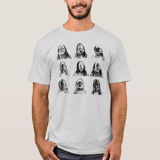 Scale maskers t-shirt (Voorkant)