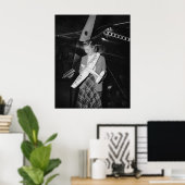 Scale Model German Airplane, 1938 Poster (Thuiskantoor)