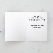 Scale Privacy in a Crowd Get Well Card SCD-1 Kaart (Binnen)