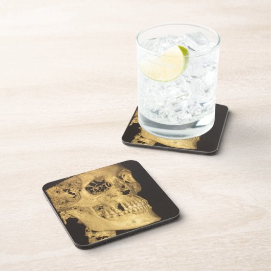 Scale schedel bier onderzetter (Rechterzijde)