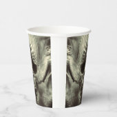 Scale schedel papieren bekers (Rechts)